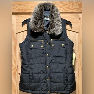 Mountain Lake vest, women’s size small, black,‎ new with tags